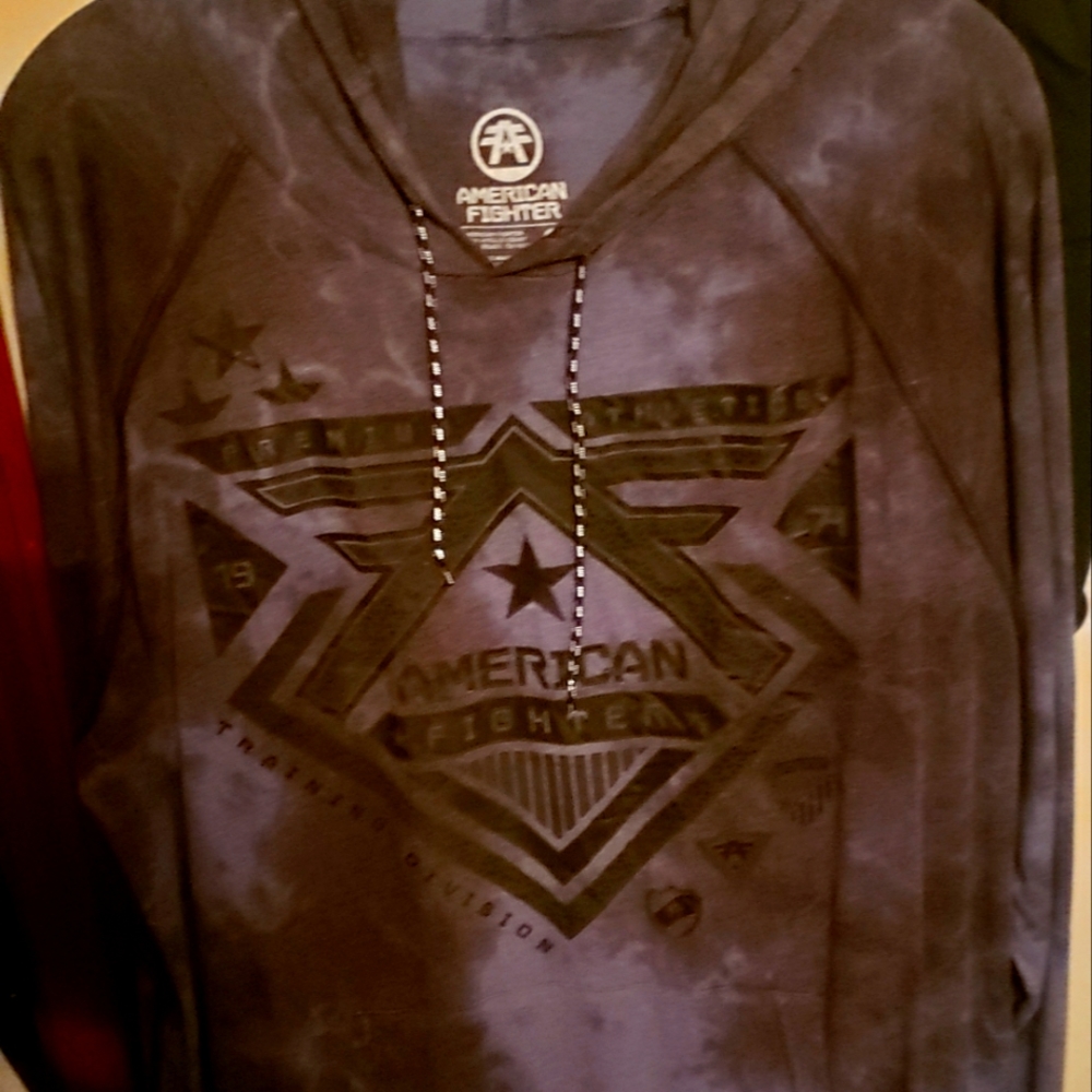 American Fighter long sleeve with hood